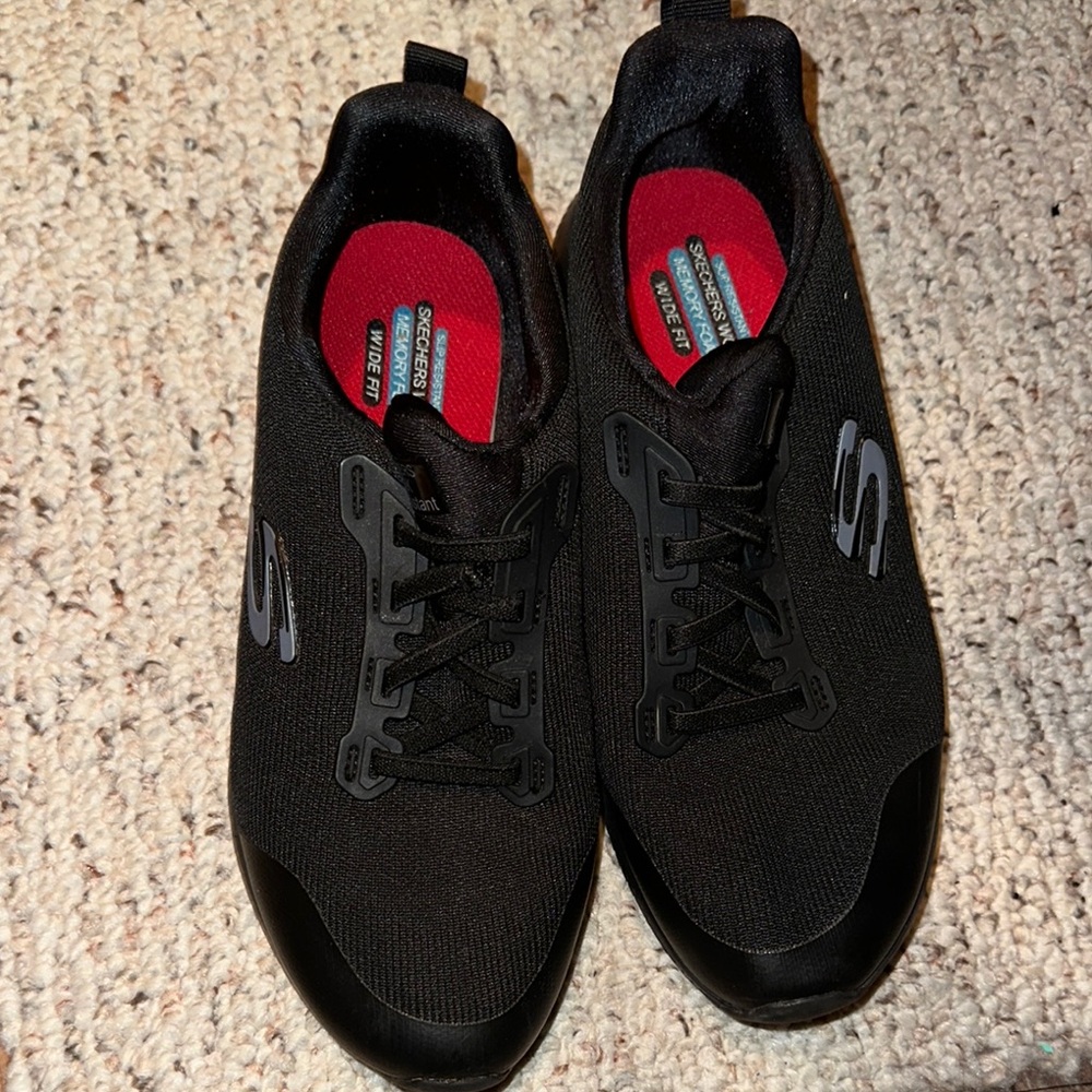 Skechers Black Sneakers with Cushioned Insole